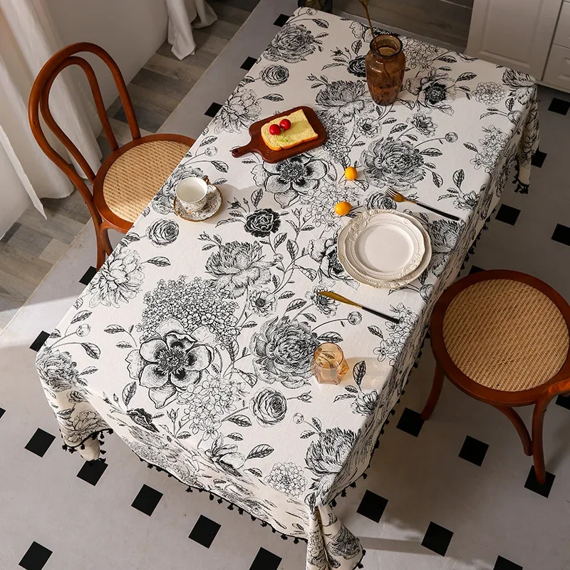 Home Textiles Sale - 꽃무늬 테이블보, 인기 상품, 린넨 및