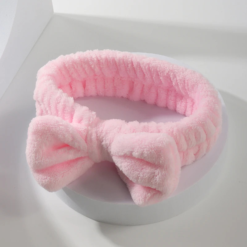 리본 헤어밴드 손목밴드 세트 타월 탄력 부드러운 세안  - Home Textiles Face Towel 리뷰 및 가격