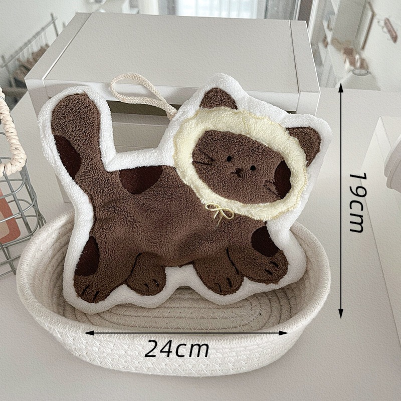 창의적인 귀여운 고양이 모양의 욕실 및 주방용 걸이형  - Home Textiles & Decorations 리뷰 및 가격