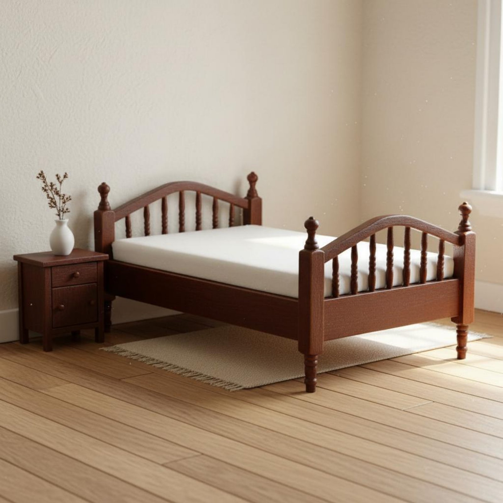 1:12 스케일 침대 섬유 침구 인형 집 침대 장난감  - Home Textiles Usa 리뷰 및 가격